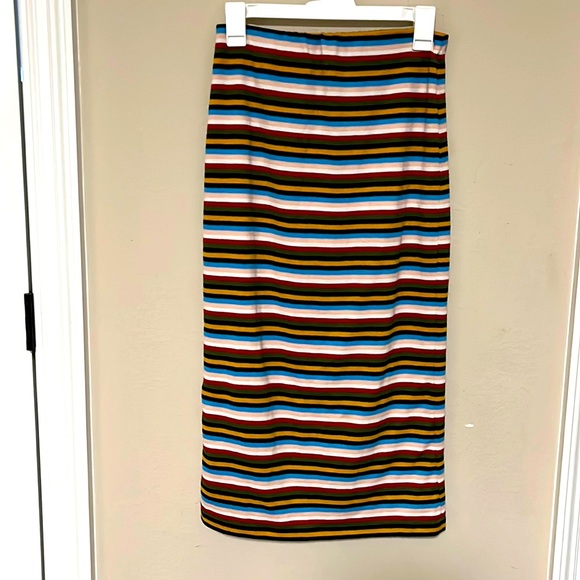 Urban Outfitters Striped Midi Skirt - Picture 2 of 5